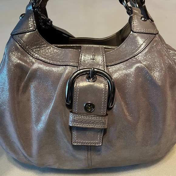 Coach Soho Lynn Metallic Shoulder Bag - Picture 16 of 16